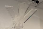 lego acrylic stand for Poe Damerons x wing fighter