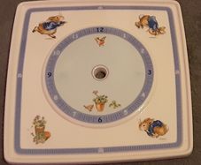 peter rabbit clock Wedgwood, See pictures