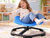 Sensory Spinning Swivel Chair Blue 360 deg Balance & Coordination Seat