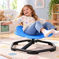 Sensory Spinning Swivel Chair Blue 360 deg Balance & Coordination Seat