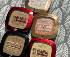 Loreal powder, bronzer, blusher, highlighter new