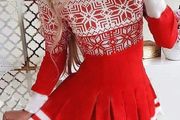 Red mini Christmas dress