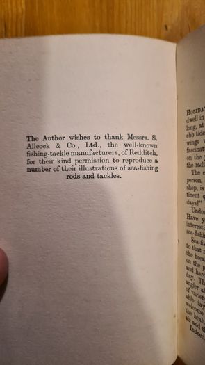 Sea-fishing. By Arthur Sharp. First Edition Paperback With Dustjacket. In Good Condition.