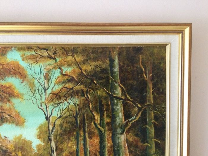 Art - Vintage Oil on Canvas,  ( J. Smyth)