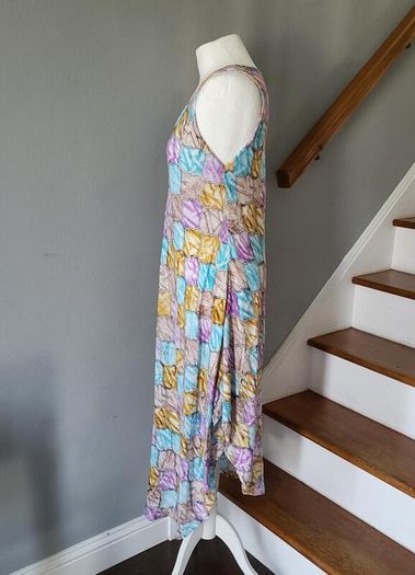 Multicolour summer dress, One Size