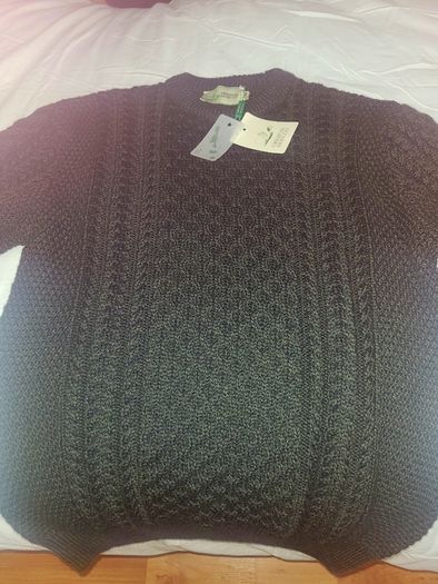 Mens Aran jumper