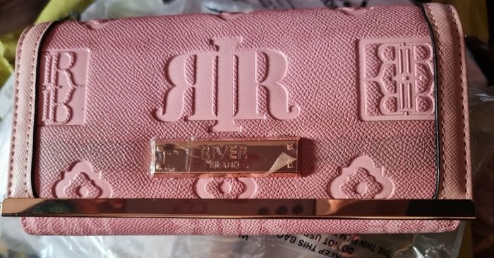 River island pink ombre purse