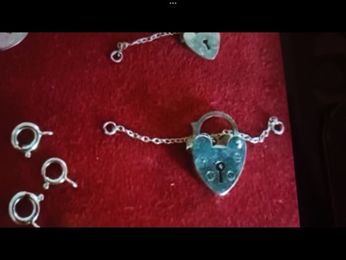 New 9ct Gold And Silver Padlocks