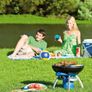 Party Grill, Camping Stove and Grill, All-in-One Portable Camping BBQ, with Griddle, Grid and Pan Support Image 3