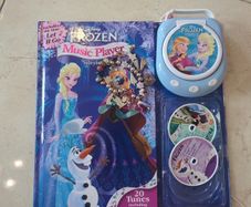 Disney frozen book with magic music player and charms