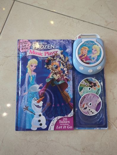Disney frozen book with magic music player and charms
