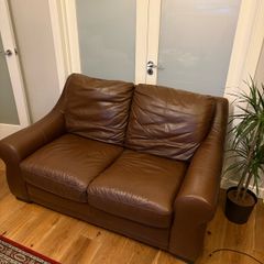 Real leather sofa