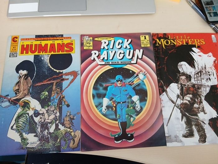 over 30 independent comics