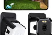 Window Camera - Indoor Security Camera for Looking Outside, 2.4GHz &amp; 5GHz WiFi Safeview Window Security Camera with AI Color Night Vision, Person &amp; Motion Detection,24/7 Recording