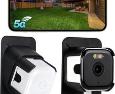 Window Camera - Indoor Security Camera for Looking Outside, 2.4GHz & 5GHz WiFi Safeview Window Security Camera with AI Color Night Vision, Person & Motion Detection,24/7 Recording
