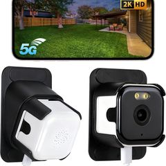 Window Camera - Indoor Security Camera for Looking Outside, 2.4GHz & 5GHz WiFi Safeview Window Security Camera with AI Color Night Vision, Person & Motion Detection,24/7 Recording