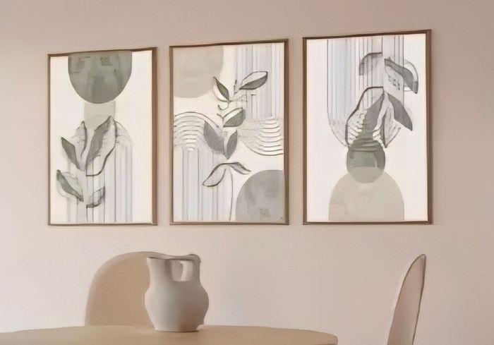 Framed canvas artwork