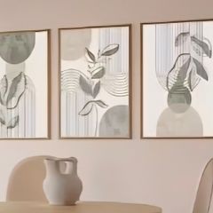 Framed canvas artwork