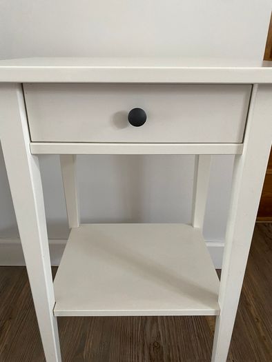Ikea Hemnes White Bedside Table