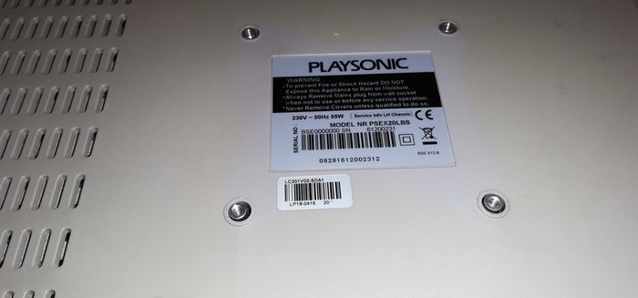playsonic TV 20 inch
