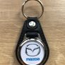 Brand new synthetic leather Mazda key ring with shopping trolley token/coin Image 10
