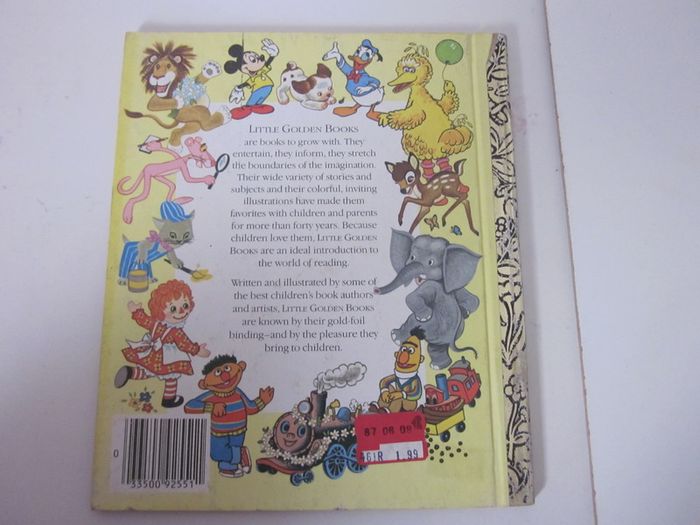 Six Walt Disney's  a little Golden Book  1949-1983.