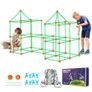 140-Piece Kids Fort Building Kit Glow in the Dark STEM Toy Image 3