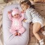 20-Inch Lifelike Reborn Baby Doll with Soft Body Realistic Newborn Girl Silicone Doll with Clothes, Open Eyes, and Play Accessories Gift for Girls Age 3+ Image 2