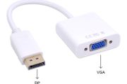 DisplayPort Display Port DP to VGA Adapter Cable Male to Female Converter for PC Computer Laptop HDTV Monitor Projector