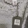 OASIS SILVER GREY LACE BARDOT TOP MAXI A formal dress and great for a bridesmaid or party Size UK18 Image 2