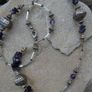 Amethyst necklace,gemstone necklace,Feb birthstone,Gift Image 4