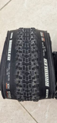 Pair of Maxxis Rambler Gravel Tyres  700x45c EXO TR 120 TPI