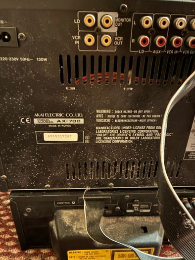 VINTAGE Akai hifi av surround system