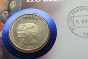 Silver wedding Dutch Royals 25th anniversary ECU coin &amp; stamps cover 1991