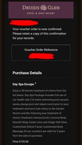 Druids Glen Hotel Spa Voucher
