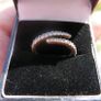Pandora Sterling Silver 925 Lines Of Sparkle Ring Size P1/2 - 2,60g Image 2