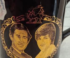 Vintage Commemorative Mugs Celebrating The Wedding Of Princess Diana Spencer To Prince Charles