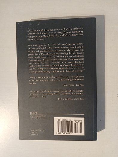 Mendel's Demon: Gene Justice and the Complexity of Life by Mark Ridley