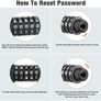 Bike Lock 1500mm x 12mm, Bike Cable Lock High Security, with 5-Digit Combination Code, Long Bicycle Locker Combination for Bike Cycle, Moto, Scooter, Door, Gate, Fence Brand: ValueMax Image 5