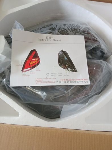 Ford fiesta rear tail lights pair