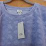 River Ireland  Light Blue Long Sleeved  Top. S. M - 3- 14.  B.N.W.T Image 3