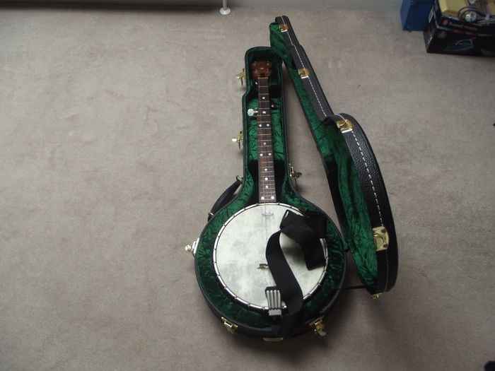 Sully's 5 String Openback banjo with hard case - Made in England