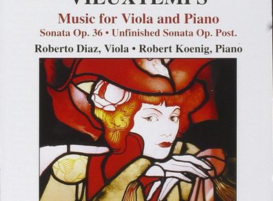 Vieuxtemps. Music for Viola and Piano. CD. Free Postage!
