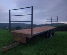 28ft bale trailer