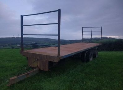 28ft bale trailer