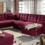 Corner Sofa Bed CORTEZ U shape model with bedding space and big sleeping area Image 4