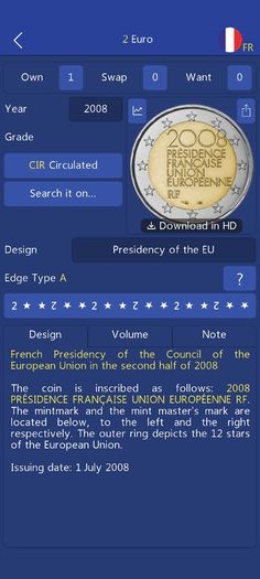 2 euro France 2008: Presidency