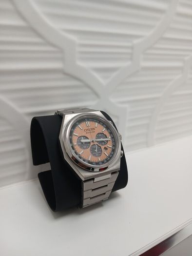 Citizen Zenshin Chronograph copper/salmon dial