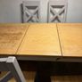 Extendable Light Oak & Grey Table Image 3