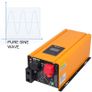 Power Inverter 3KW DC 12V to AC 230V Pure Sine Wave Off Grid LCD Display Built-in Battery Charger Image 2
